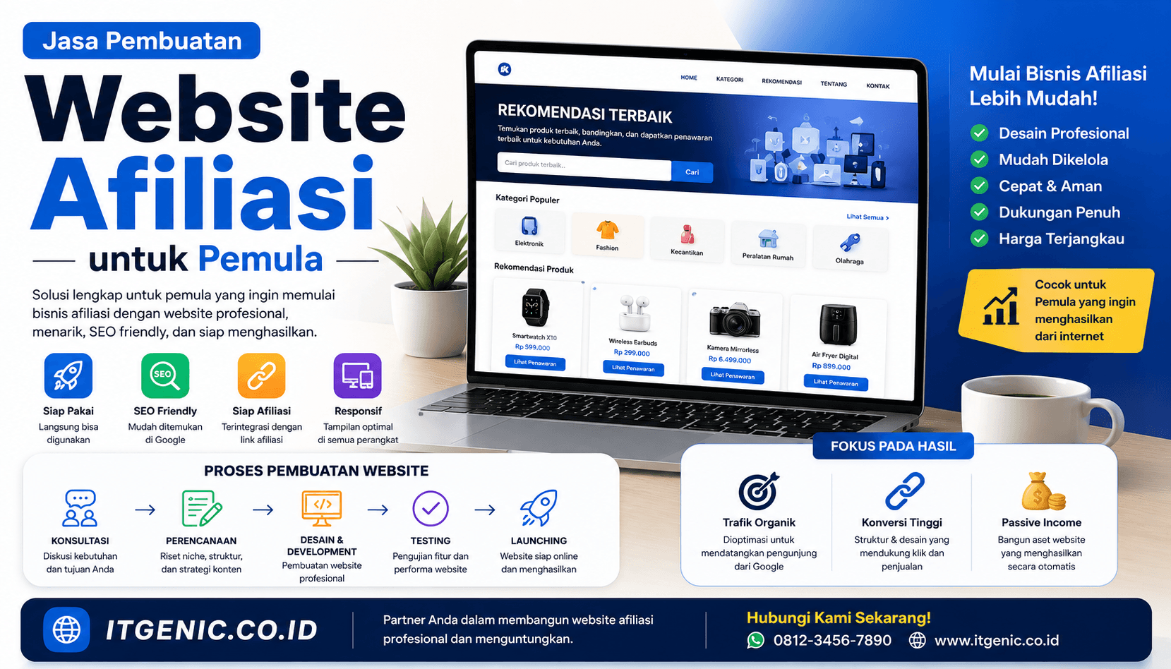 Jasa Pembuatan Website Afiliasi