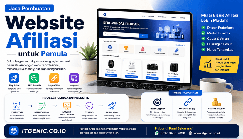 Jasa Pembuatan Website Afiliasi